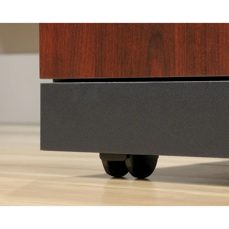 3-Drawer Mobile File Cabinet - Classic Cherry Finish