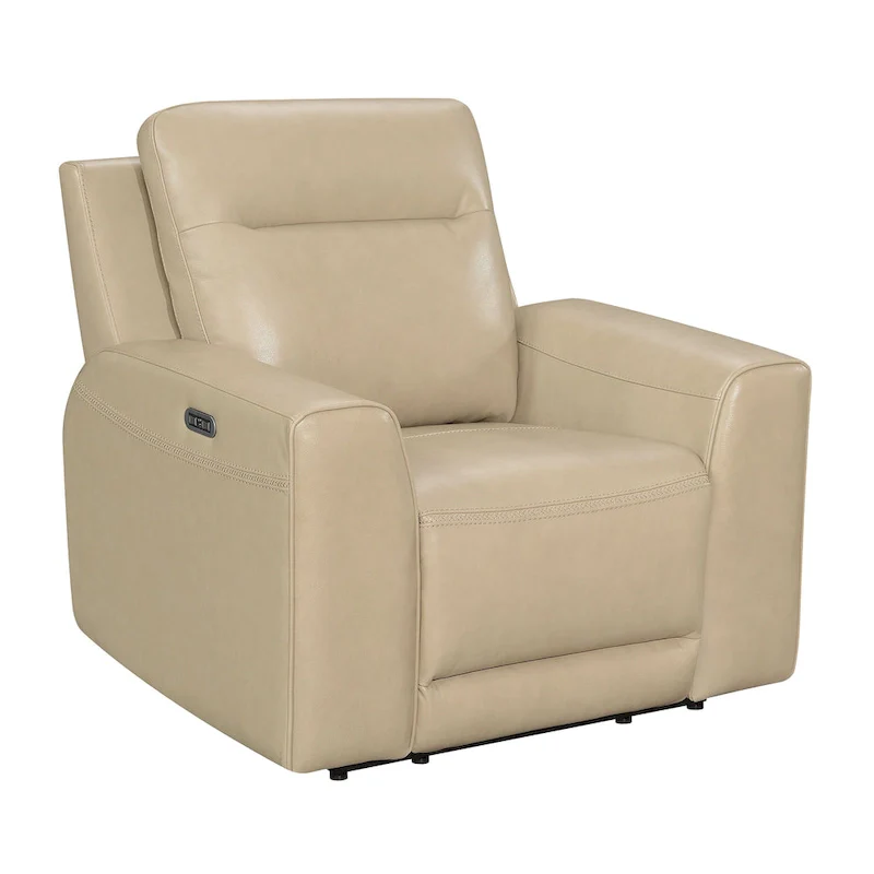 Top Grain Leather Power Reclining Chair